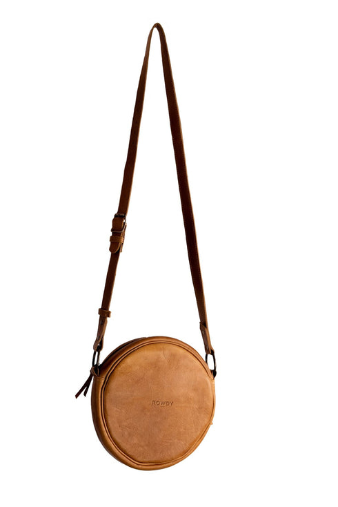 Runde Umhängetasche