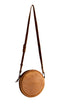 Runde Umhängetasche