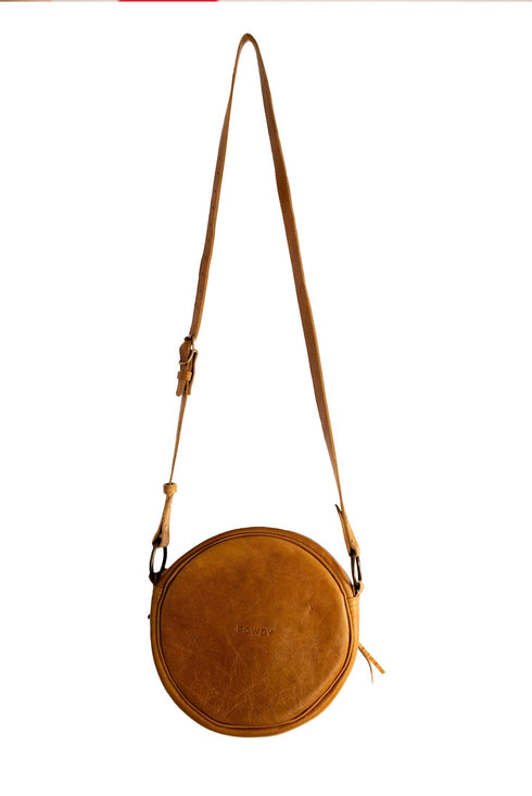 Runde Umhängetasche