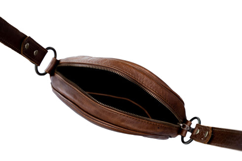 Runde Umhängetasche