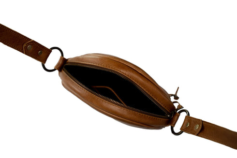 Runde Umhängetasche