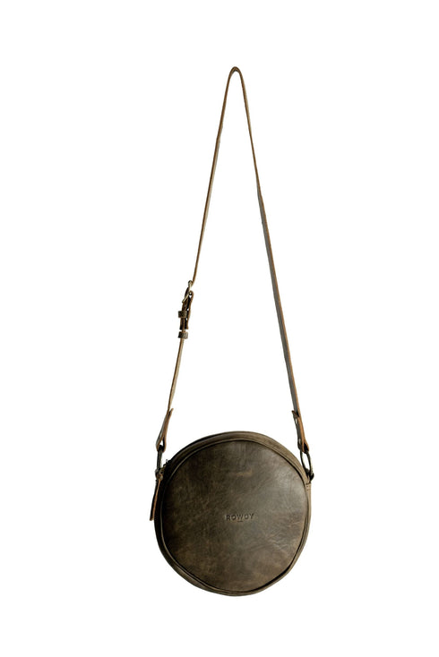 Runde Umhängetasche