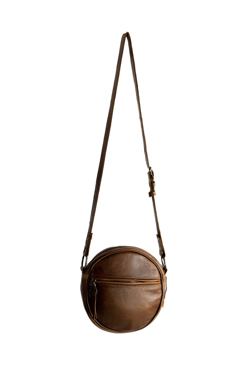 Runde Umhängetasche