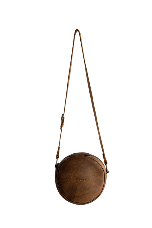 Runde Umhängetasche