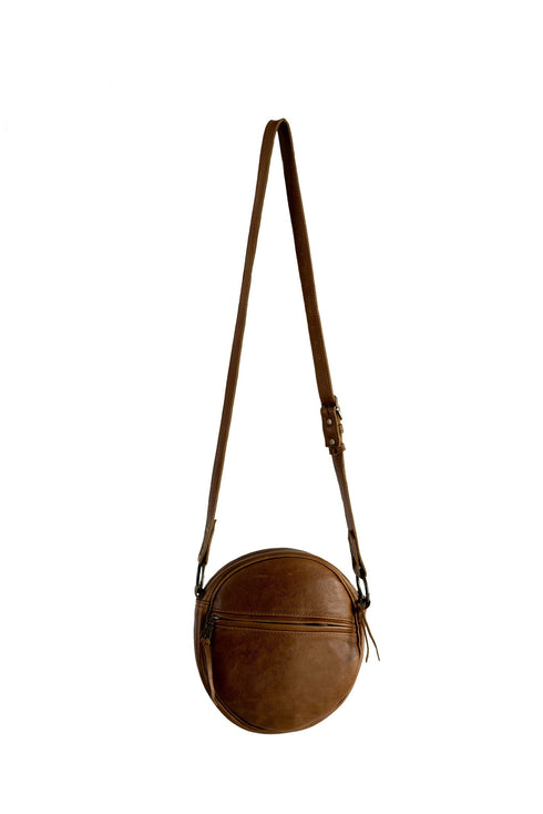 Runde Umhängetasche