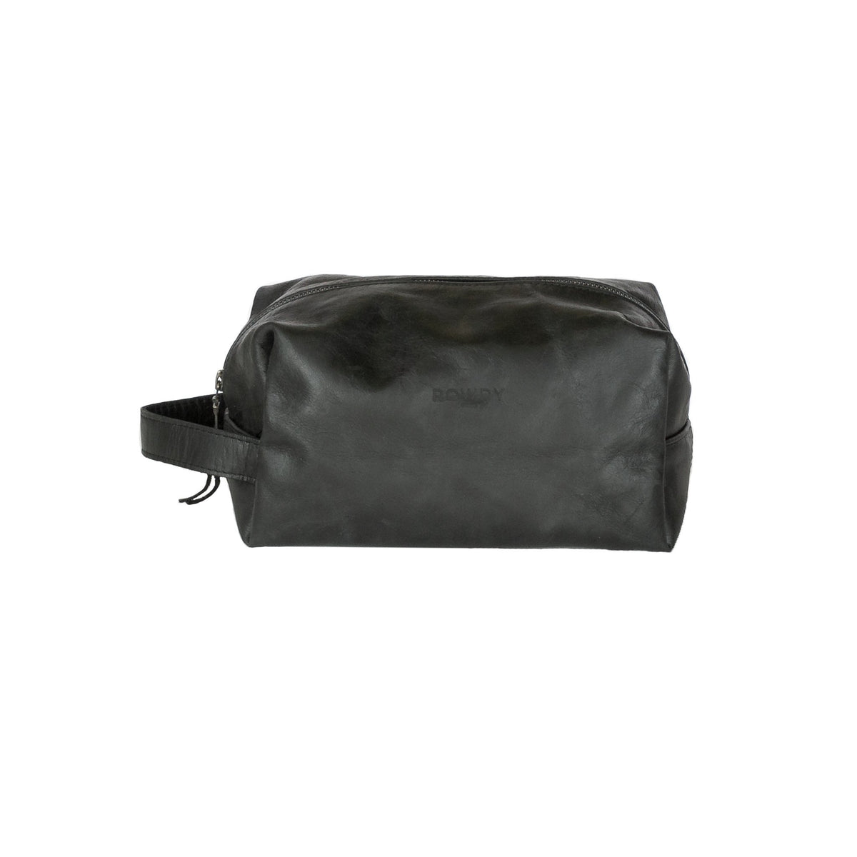 Trousse de toilette en cuir