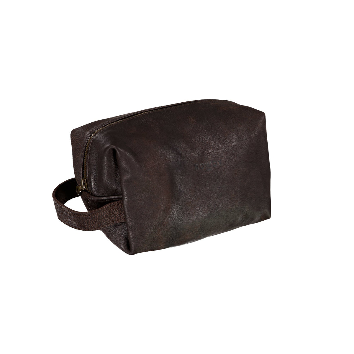 Trousse de toilette en cuir